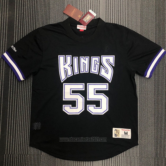 Camiseta Manga Corta Sacramento Kings Jason Williams #55 Negro